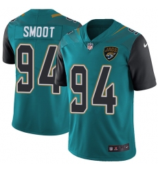 Men's Nike Jacksonville Jaguars #94 Dawuane Smoot Teal Green Team Color Vapor Untouchable Limited Player NFL Jersey