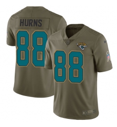 Youth Nike Jacksonville Jaguars #88 Allen Hurns Limited Olive 2017 Salute to Service NFL Jersey
