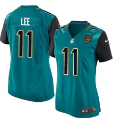 Women's Nike Jacksonville Jaguars #11 Marqise Lee Game Teal Green Team Color NFL Jersey