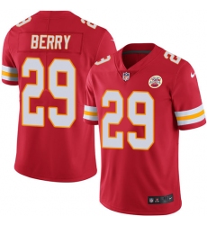 Men's Nike Kansas City Chiefs #29 Eric Berry Red Team Color Vapor Untouchable Limited Player NFL Jersey