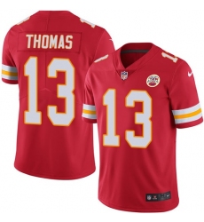 Youth Nike Kansas City Chiefs #13 De'Anthony Thomas Red Team Color Vapor Untouchable Limited Player NFL Jersey