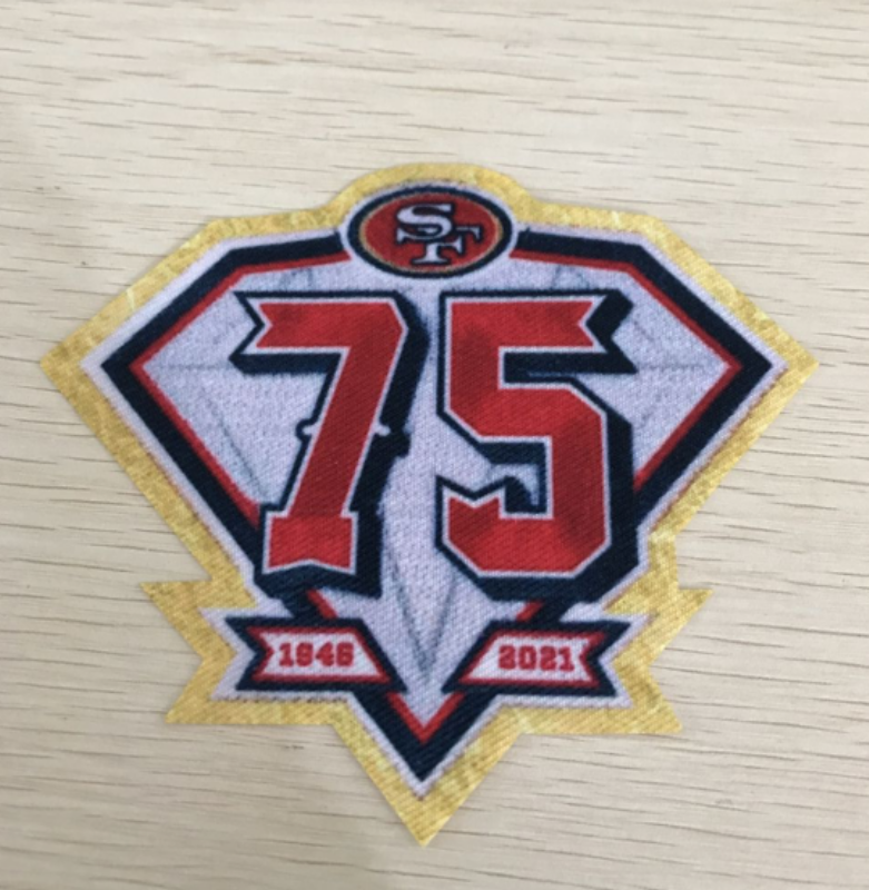 49ers 75th anniversary patch